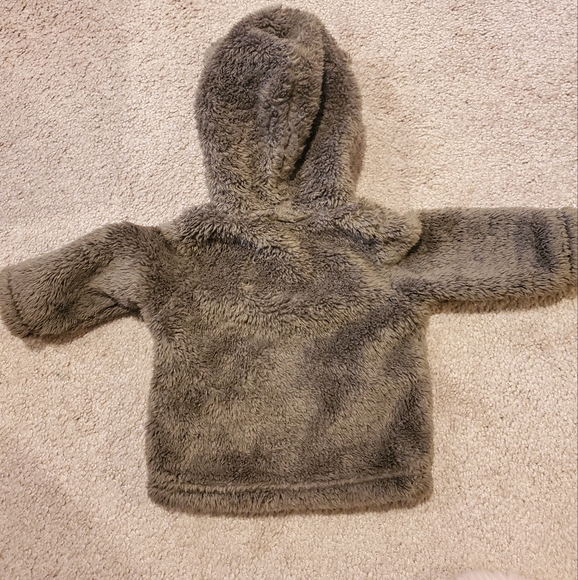 Cozy Brown Fuzzy Bear Hoodie Jacket - Picture 2 of 3